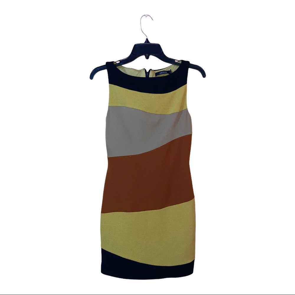 multicolored classy dress